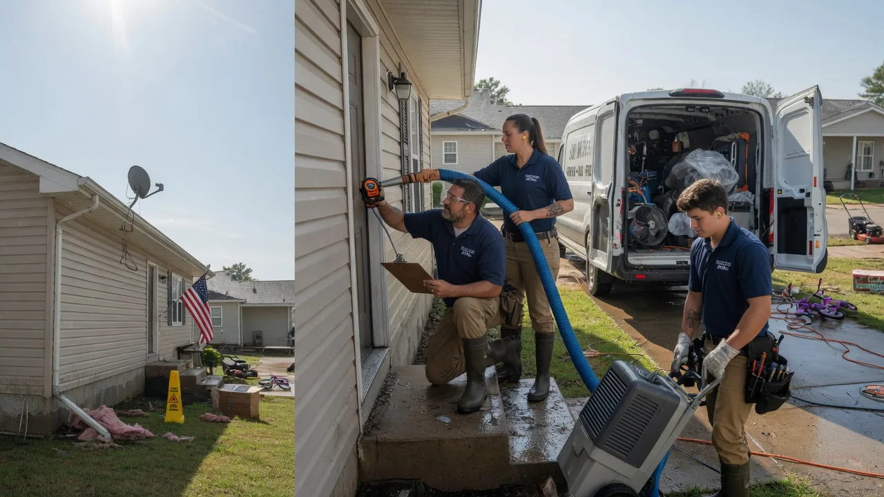 Ceiling Water Damage Restoration in Germantown, WI near me